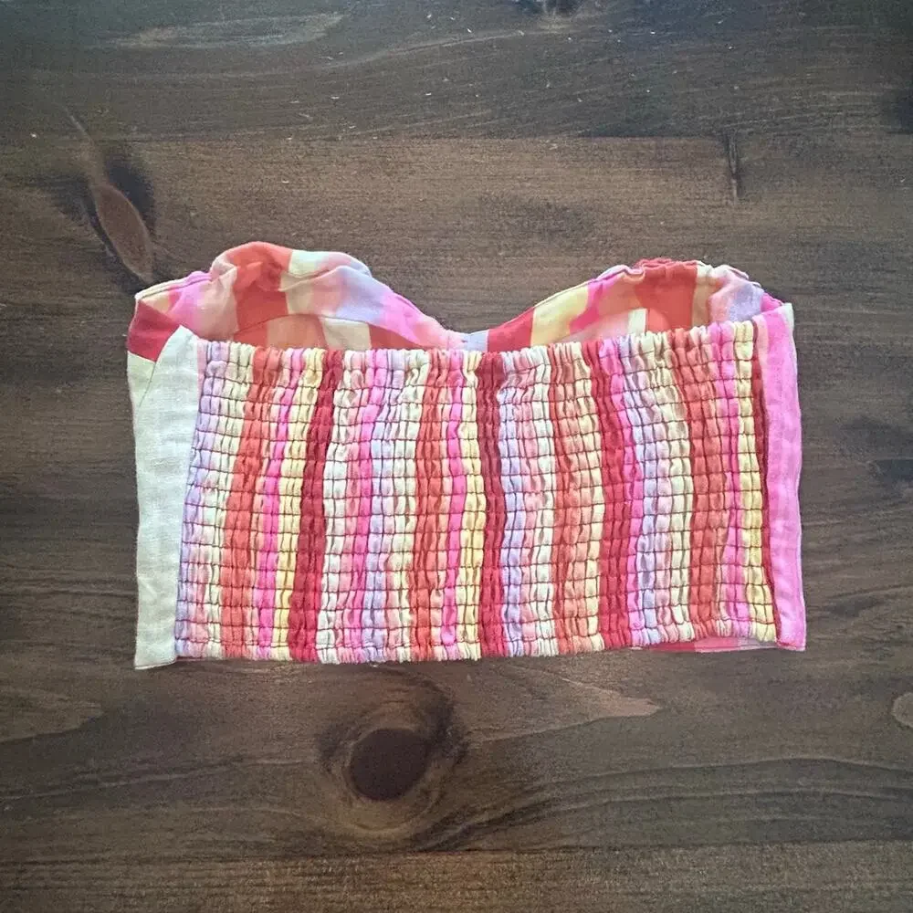 FARM Rio Multicolor Strapless Blouse - Picture 4 of 8